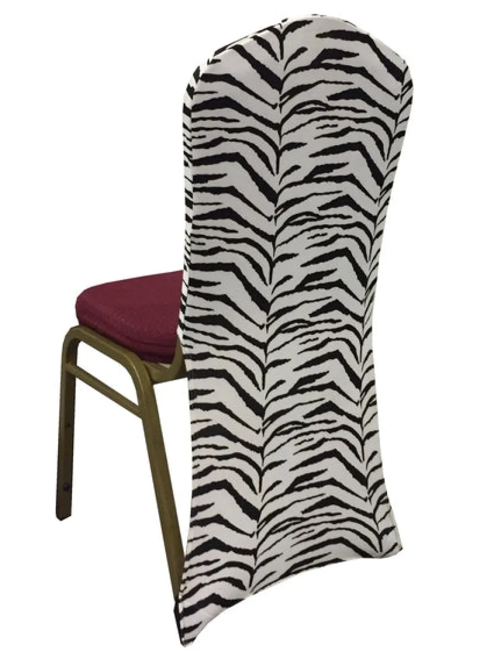 Spandex Chair Back - Zebra