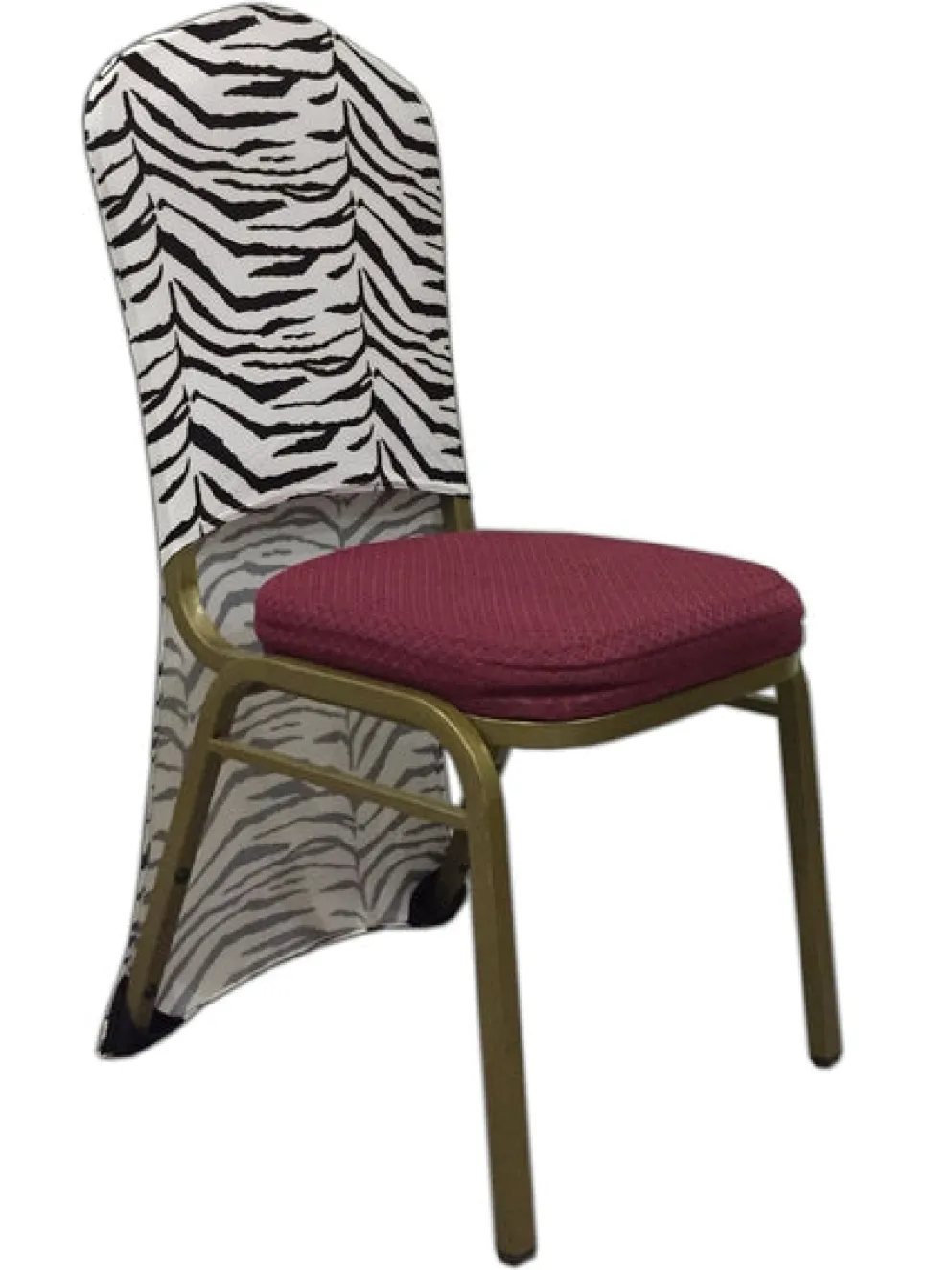 Spandex Chair Back - Zebra