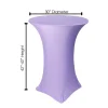Spandex (30"x42") Highboy Cover in Lavender