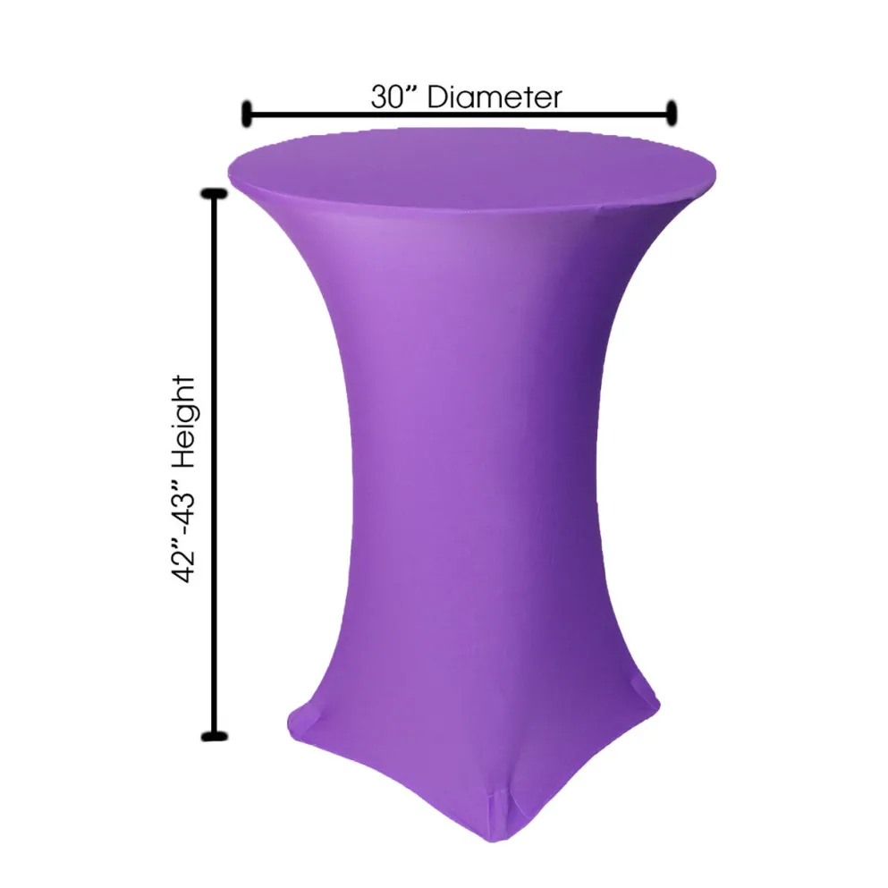 Spandex (30"x42") Highboy Cover in Purple