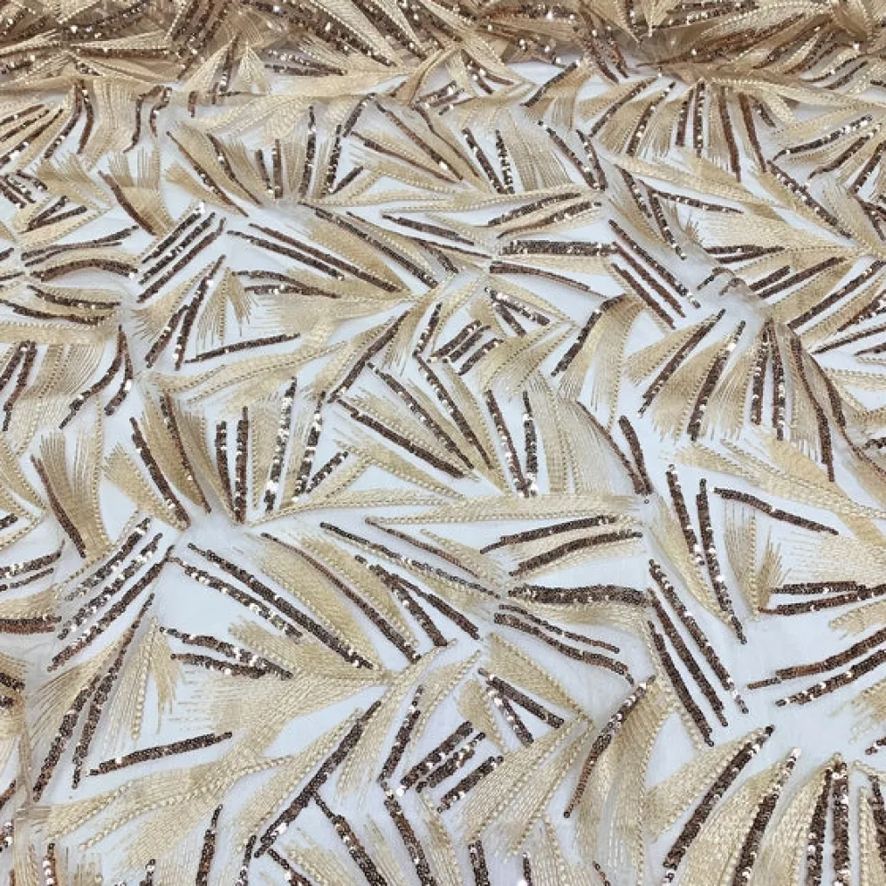 Sparkle Sequins Table Runner in Champagne