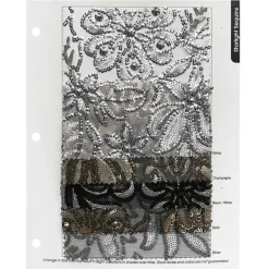 Starlight Sequins Table Runner in Silver