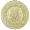 Static - Glass Charger Plate in Gold (Item # 0290)