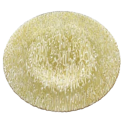 Static - Glass Charger Plate in Gold (Item # 0290)