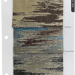 Static Jacquard Table Runner in Black and Silver