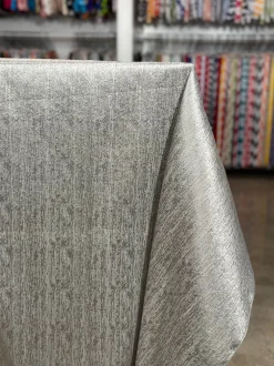 Sterling Jacquard Table Linen in Grey