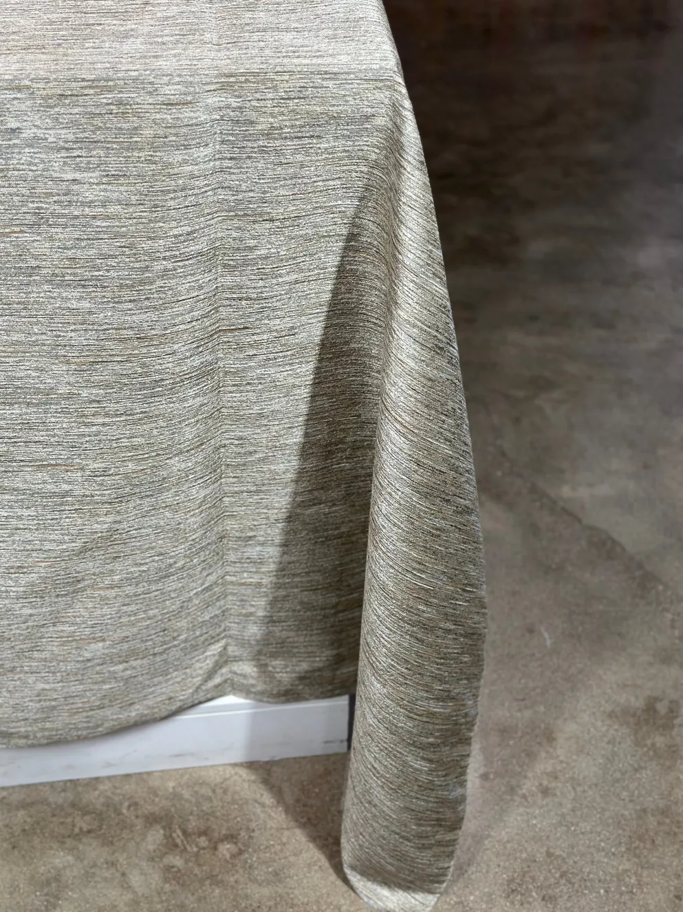 Sterling Jacquard Table Linen in Taupe