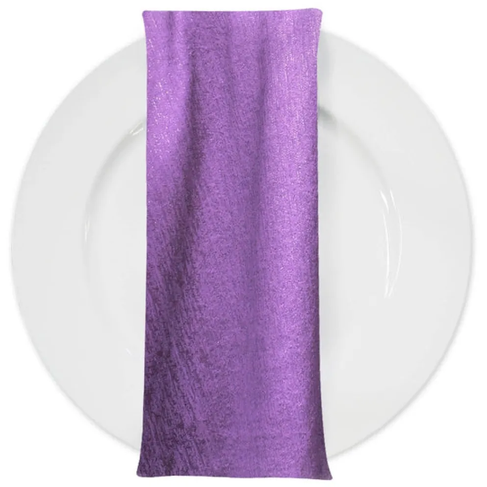 Sterling Jacquard Table Napkin in Plum