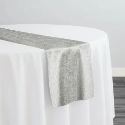 Sterling Jacquard Table Runner in Ivory
