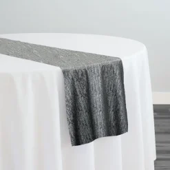 Sterling Jacquard Table Runner in Black
