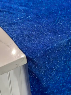 String Metallic Table Linen in Royal