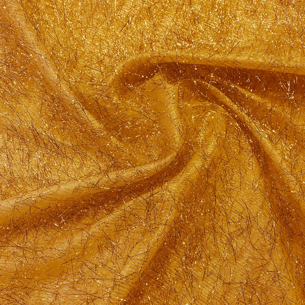 String Metallic Table Linen in Gold
