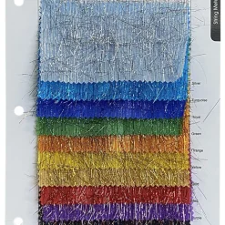 String Metallic Table Runner in Rainbow