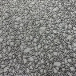 Swirl Chain Lace Table Runner in Silver
