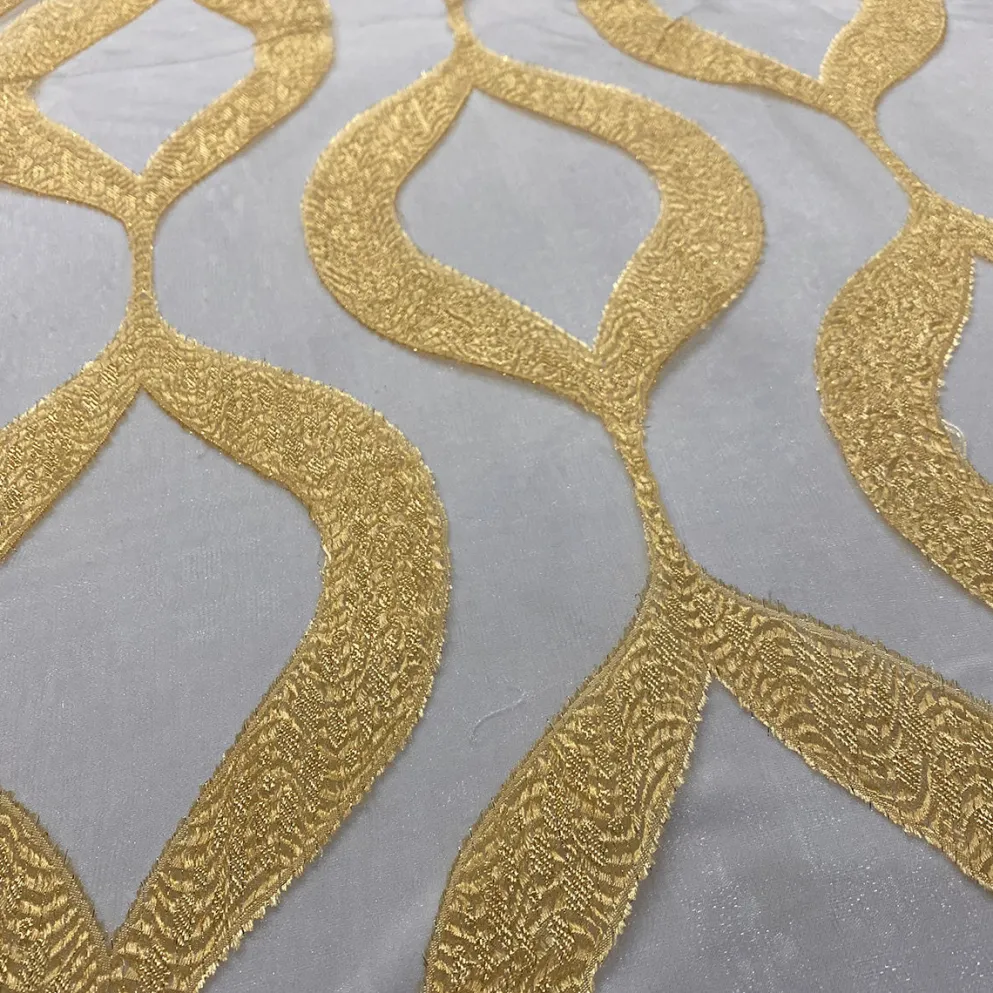 Tabriz Organza Table Linen in Gold
