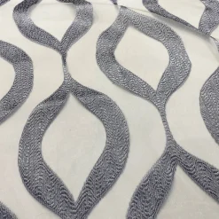 Tabriz Organza Table Runner in Silver