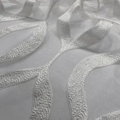 Tabriz Organza Table Runner in White