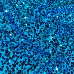 Taffeta Sequins Table Linen in Turquoise