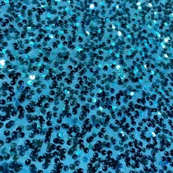 Taffeta Sequins Table Linen in Turquoise