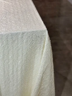 Taffeta Sequins Table Linen in Ivory