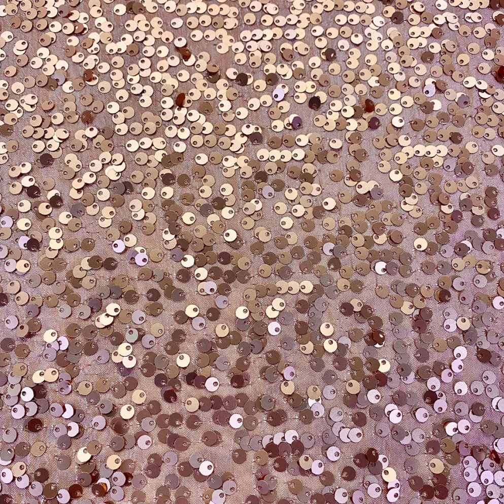 Taffeta Sequins Table Linen in Blush