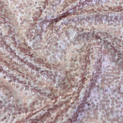Taffeta Sequins Table Runner in Blush Matte