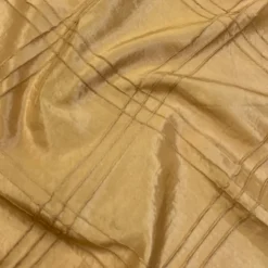 Triple Pleat Pintuck Table Runner in Gold