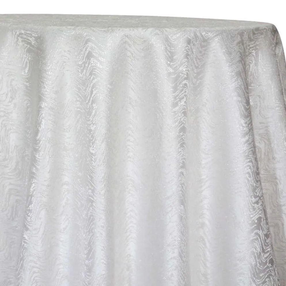 Twinkle Tensil Table Linen in White