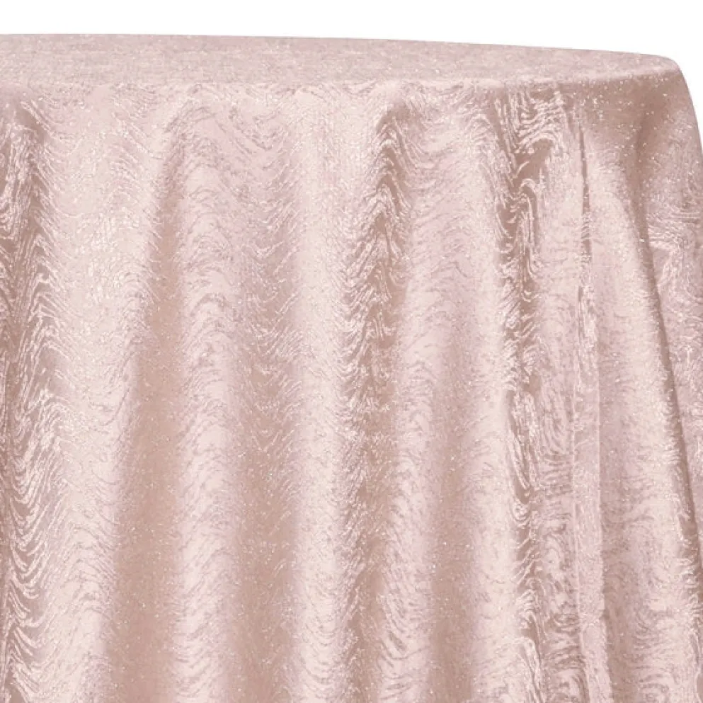 Twinkle Tensil Table Linen in Blush