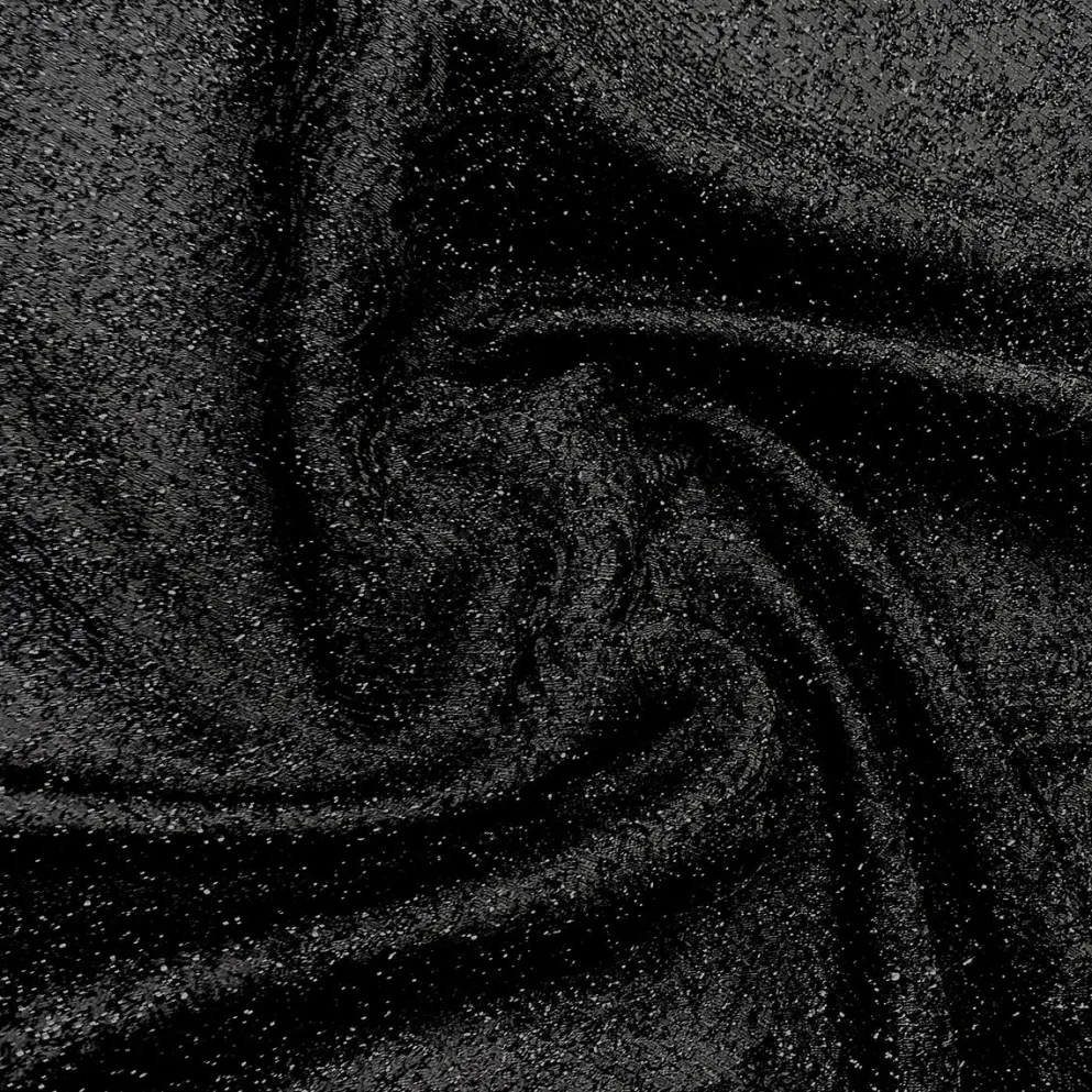 Twinkle Tensil Table Linen in Black
