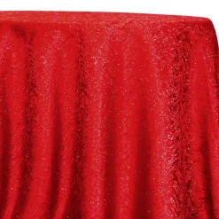 Twinkle Tensil Table Linen in Red