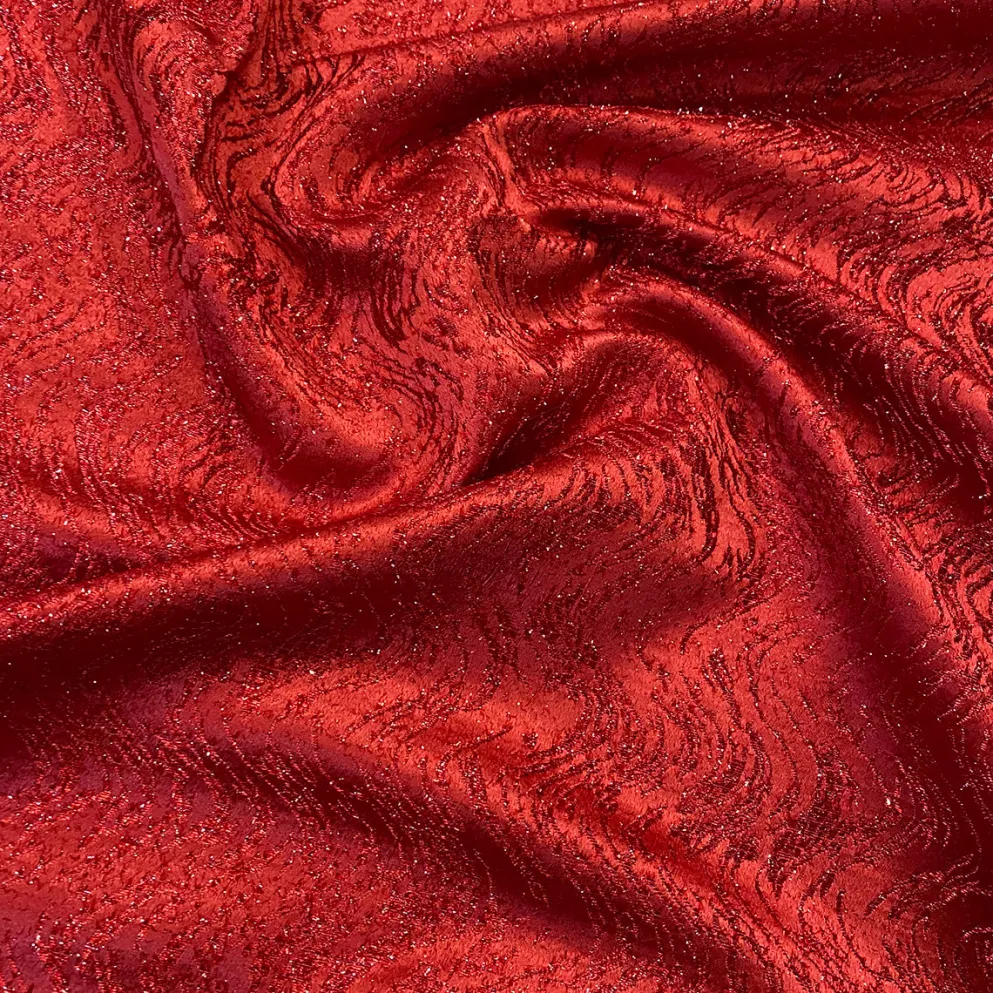 Twinkle Tensil Table Runner in Red