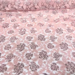 Valentina Lace Table Linen in Blush