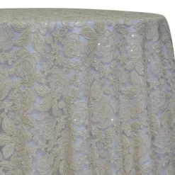 Valentina Lace Table Linen in Ivory