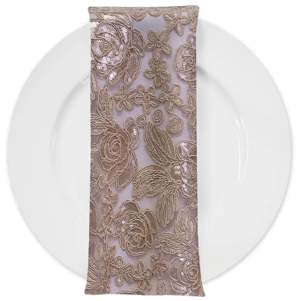 Valentina Lace (w/ Poly Lining) Table in Champagne