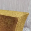 Velvet Spandex (8'x30") Banquet Table Cover in Gold