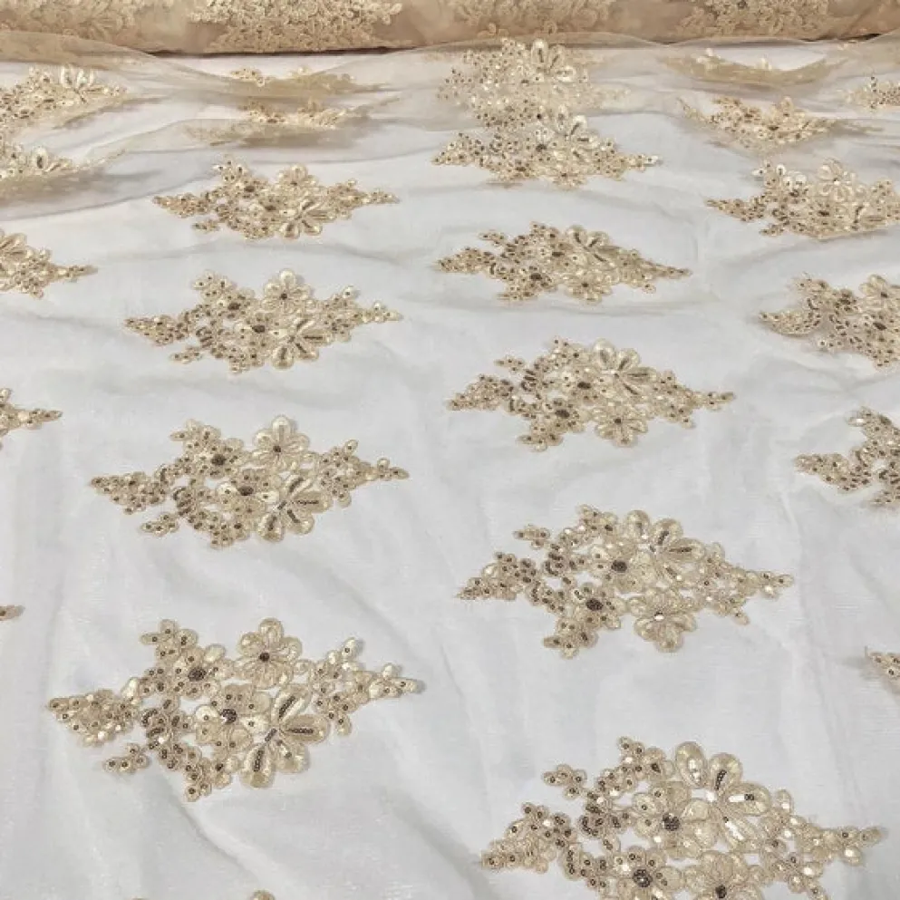Venetian Lace Table Linen in Ivory