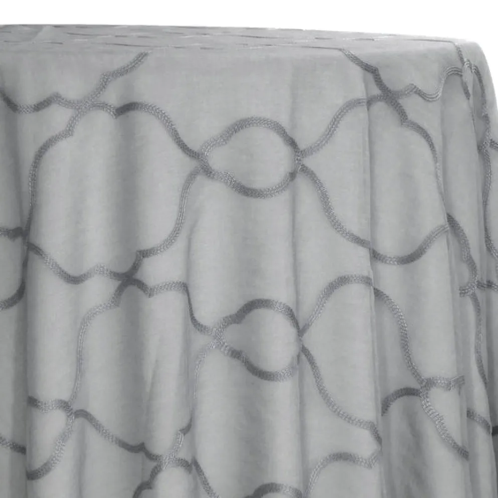 Vertigo Sheer Table Linen in Grey