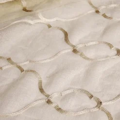 Vertigo Sheer Table Linen in Ivory