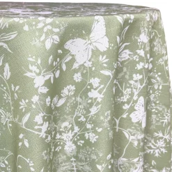 Vintage Butterfly (Slub Print) Table Linen