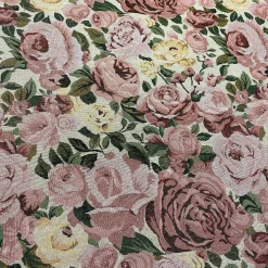 Vintage Canvas Rose Table Linen
