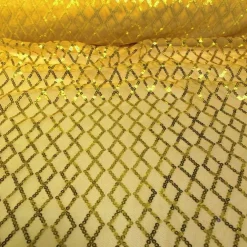 Vortex Sequins Table Linen in Yellow