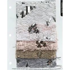 Zenya Sequins Table Linen in Champagne