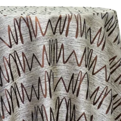 Zion Jacquard Table Linen in Copper